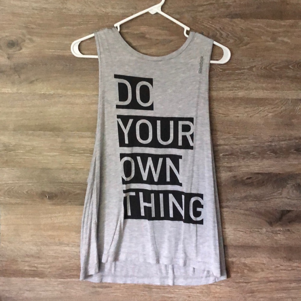 Reebok muscle tank Do Your Own Thing size S